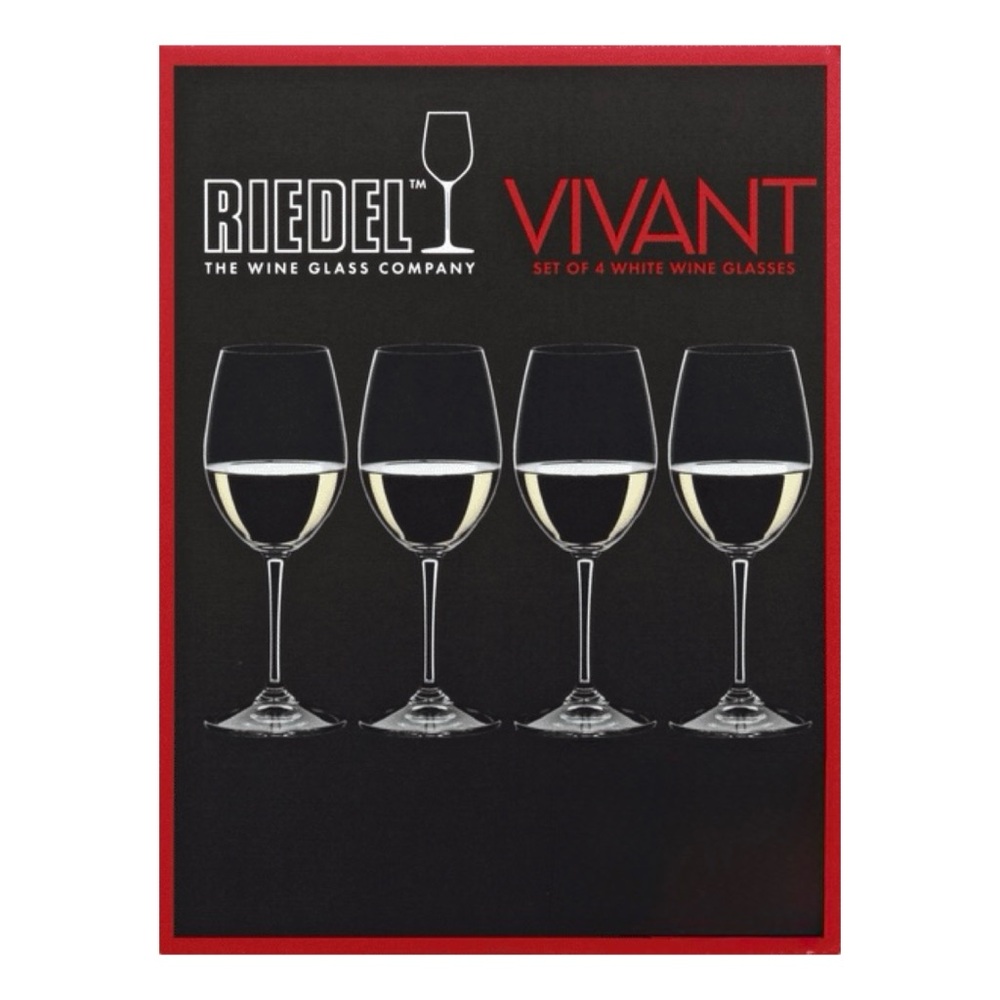 Riedel - Vivant White Wine Glasses Set of 4 | New - Picture 6 of 8